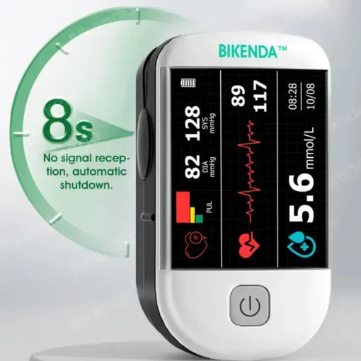 Bikenda™ 3-in-1 Advanced Health Monitor – Blood Glucose, Blood Pressure & ECG with 99.9% Accuracy - Image 4