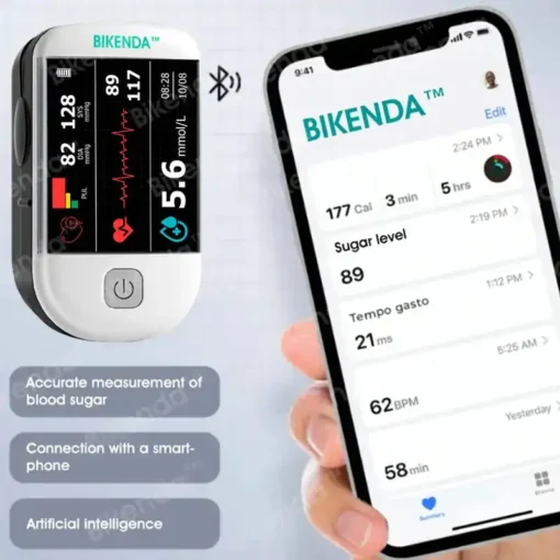 Bikenda™ Advanced Non-Invasive Laser Glucose Meter - Image 2