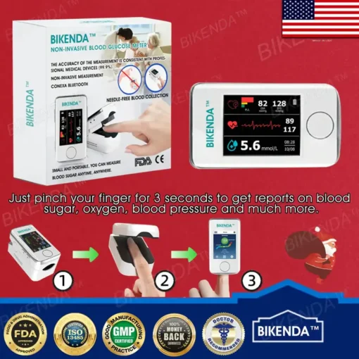 Bikenda™ Non-Invasive Blood Glucose Monitor + Exclusive Gift - Image 13