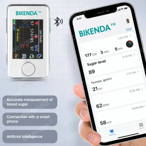 Bikenda™ Precision Glucose Monitoring Premium Non-invasive Medical Device - Image 3