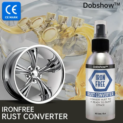 🔧Dobshow™ IRONFREE rust conversion spray (𝟟𝟘% 𝕆𝔽𝔽 𝗘𝗡𝗗𝗦 𝗜𝗡 𝟭𝟬 𝗠𝗜𝗡𝗨𝗧𝗘𝗦)