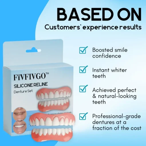 Fivfivgo™ Silicone Reline Denture Set