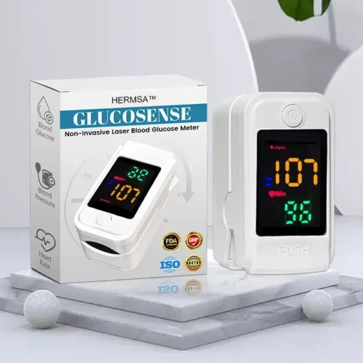 GlucoSense Non-Invasive Laser Blood Glucose Meter - ✅99.8curacy