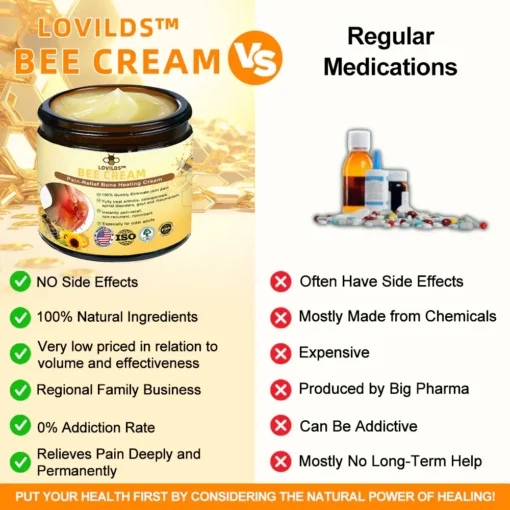 LOVILDS™Bees Pain Relief Bone Healing Cream 👨‍⚕️ American Osteopathic Association - Image 3