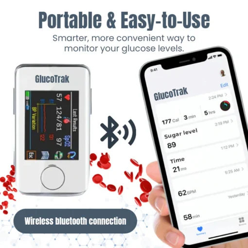 Ceoerty™ GlucoTrak Glucose Monitoring Device - 👨‍⚕️American Diabetes Association (ADA) Approved - Image 5