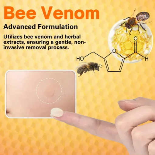 AEXZR™ Bee Venom -🇺🇸𝕊𝕒𝕧𝕖 🇺🇵 𝕥𝕠 8️⃣0️⃣% 𝕥𝕠𝕕𝕒𝕪🗽- Tags & Moles Remover Patches