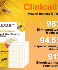 AEXZR™ Bee Venom -🇺🇸𝕊𝕒𝕧𝕖 🇺🇵 𝕥𝕠 8️⃣0️⃣% 𝕥𝕠𝕕𝕒𝕪🗽- Tags & Moles Remover Patches