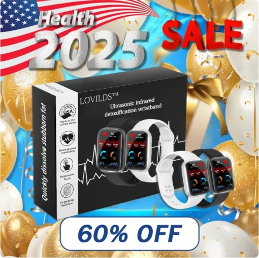 ⚡LOVILDS™ Ultrasonic Fat Blasting ＆ Far Infrared Blood Sugar Balancing Detox Wristband (🔥LAST DAY 70% OFF)