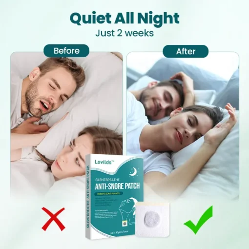 Lovilds™ SilentBreathe Anti-Snore Patch