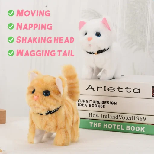 Meet Bella: The Most Realistic Animated Plush Cat Ever!