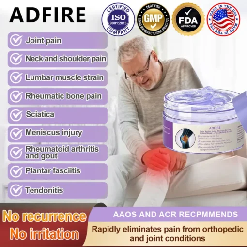 ADFIRE™ 7 Day Rapid Joint & Bone Therapy Cream