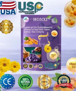 HONXI™ Turmeric and Emu Oil Anti-Inflammatory Slimming Foot Soak Pearls