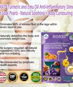 HONXI™ Turmeric and Emu Oil Anti-Inflammatory Slimming Foot Soak Pearls