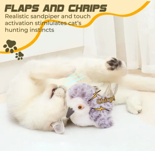 Remifa™︎ Flapping Bird Cat Toy