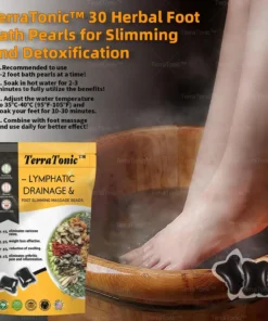 TerraTonic™ Bee Venom Lymphatic Drainage & Slimming Foot SoakBeads